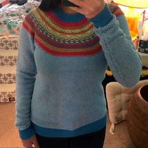 Blue Knit Sweater M